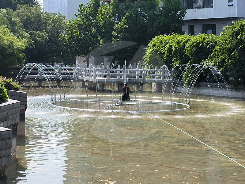 咸阳师范喷泉水景工程