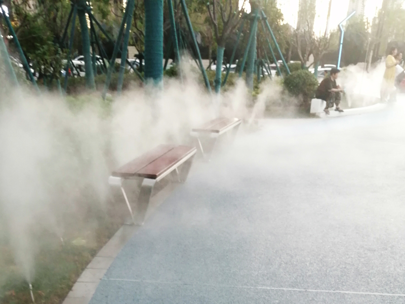 西华公园喷雾造景