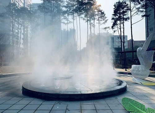 水雾喷泉水景