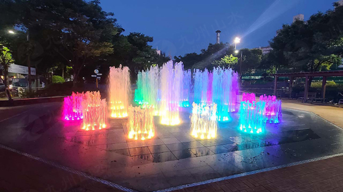 旱地音乐喷泉
